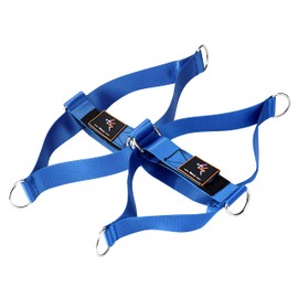 MOOCY Profession 2 Pack All-Legs 4 Ring Ankle Strap for Cable Machine， Glute Kickback Ankle Strap Great for Booty Butt Workout，Cable Machine Foot Strap