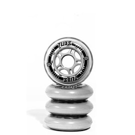 Tuxs Inline Skates Wheels 82A Inline Wheels Replacement Wheels for Inline Skating Leisure Skating Indoor and Outdoor (80 x 24 mm)