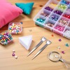 20 Pcs Plastic Triangle Bead Sorting Trays Diamond Rhinestone Plates