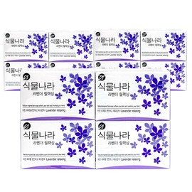 Plant Nara Lavender Relaxing 100g Face Wash Soap 4 Pack 3 Pieces / 식물 나라 라벤더 릴렉싱 100g 세수 비누 4입 3개