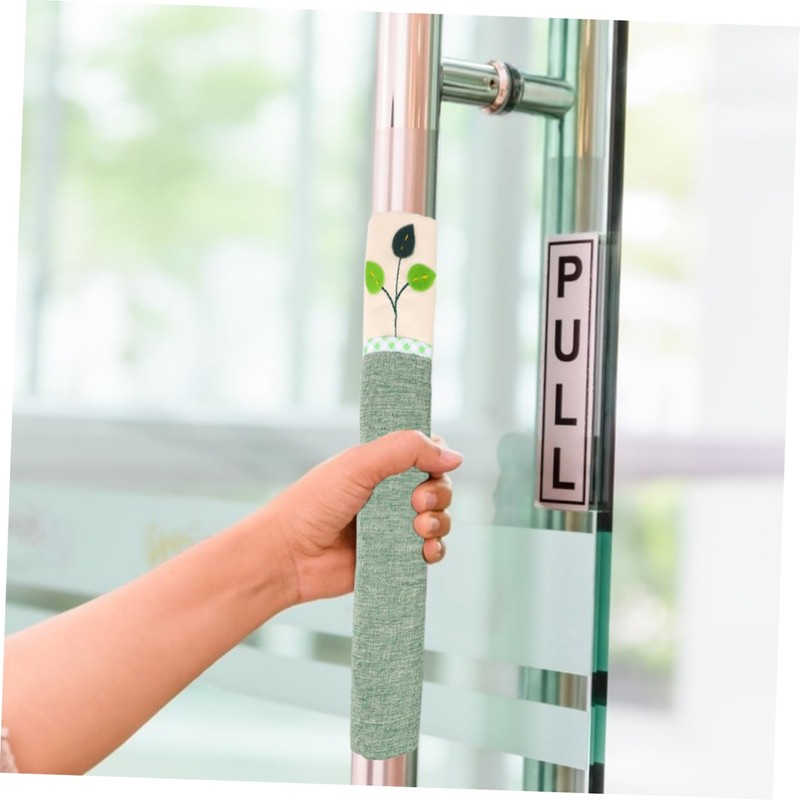 COHEALI Artistic Refrigerator Handle Covers Fashionable Double Door Gloves Soft