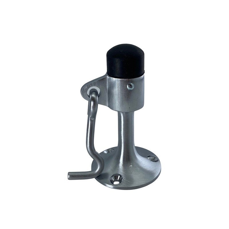 CRL Satin Chrome Finish Wall Mounted Heavy Duty Door Stop