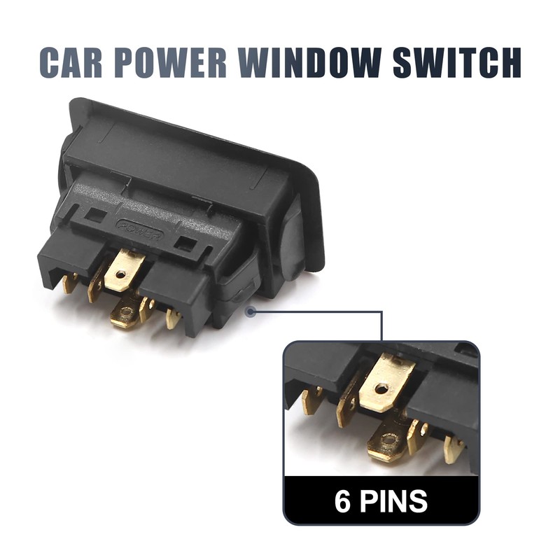 sourcingmap 6 Pin Left Right Door Window Power Electric Control