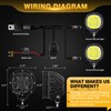 Auxbeam Round LED Offroad Lights 4 inch 90W, LED Pod