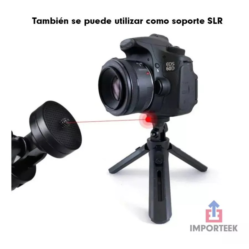 Importeek Soporte Tripie Celular Adaptador Base Camara Universal 360