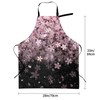 Cherry Blossom Apron with 2 Pockets Flower Aprons for Adults
