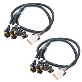 Michigan Motorsports LS1 LS6 Ignition Coil Harness for Relocation Brackets 36" 8 coils QTY2 LS2 LS3 LS6 LS7 LS9 LQ4 Fits GM Chevy Firebird Camaro (2)