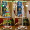 Solar Powered Christmas Tree Outdoor Christmas Decorations, 5FT RGB Solar