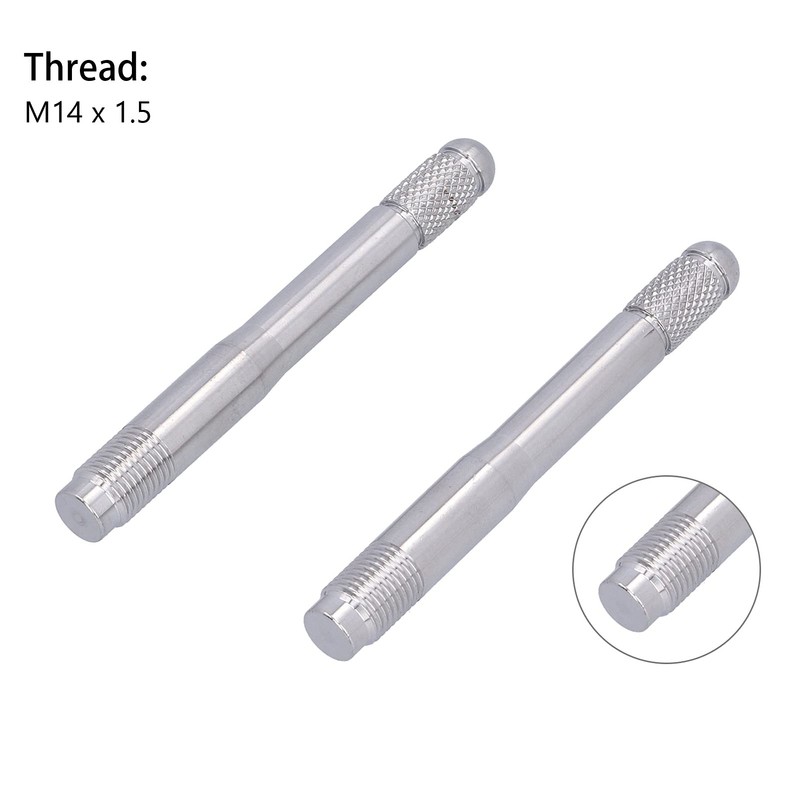 Headerbs Wheel Stud Alignment Pins, 2 Pieces Anti-Wear Stainless Steel