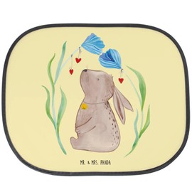 Mr. & Mrs. Panda Car Sun Protection Rabbit Flower - Easter Gifts, Easter Decoration, Gift, Children's Birthday, Easter Gift, Easter Gifts Children