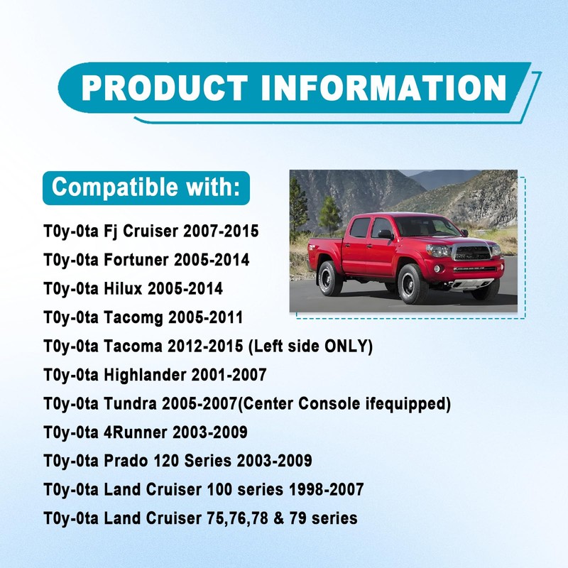 SYudwen LED Fog Light Symbol Push Button Switch White Backlight