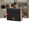 Hazzys (대구신세계)블랙 퍼피장식 소가죽 반지갑 HIWA5F617BK (Daegu Shinsegae) Black Puppy