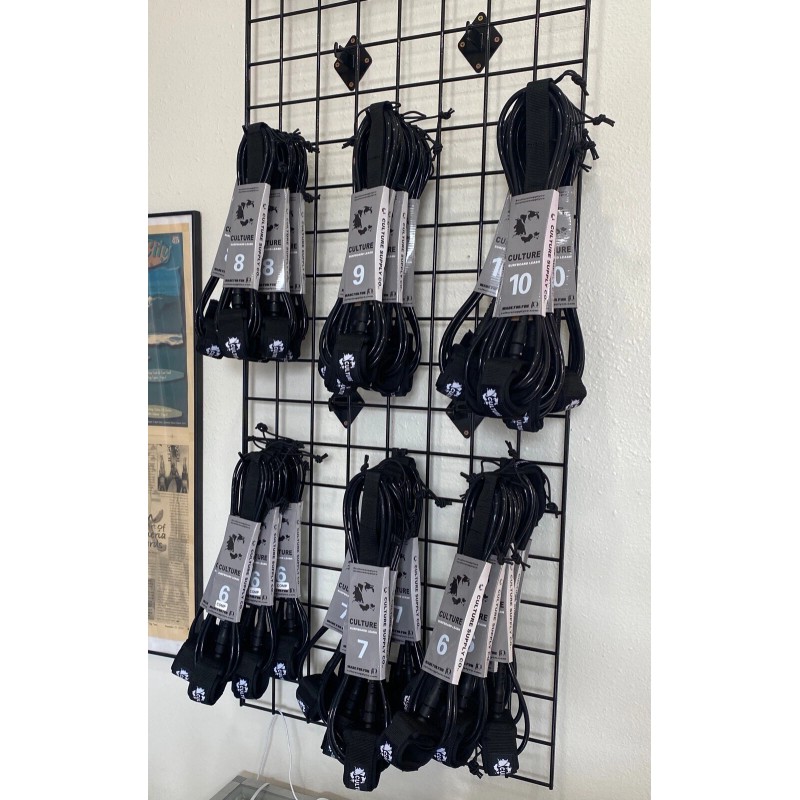 Culture Surfboards BLACK 6ft Surf Leash