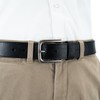 Pierre Cardin Men's Leather Belt, black