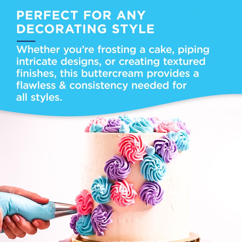 Satin Ice White Buttercream Frosting - 1lb - Pail