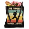 Cool Running For Men Dad Marathon Runner Cross Tote Bag