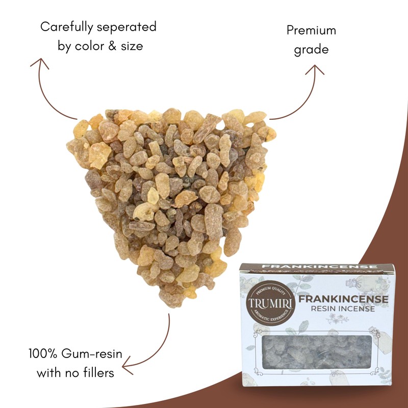 Frankincense Resin Incense for Church - Natural Tree Gum Sap