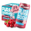 PuraSoda® Cranberry | Low-Calorie, Cane Sugar Soda Beverage | Non-GMO,