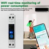Wattive Stromzähler Hutschiene Wlan AC 90-240V 40A Tuya Smart Wechselstromzähler