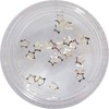 Nail Ssen Nail Art Nail Stone Parts Metal Parts Frame Star 3mm Silver 20 Pieces / 네일쎈 네일아트 네일스톤파츠 메탈파츠 프레임 별 3mm 실버 20알