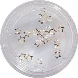 Nail Ssen Nail Art Nail Stone Parts Metal Parts Frame Star 3mm Silver 20 Pieces / 네일쎈 네일아트 네일스톤파츠 메탈파츠 프레임 별 3mm 실버 20알