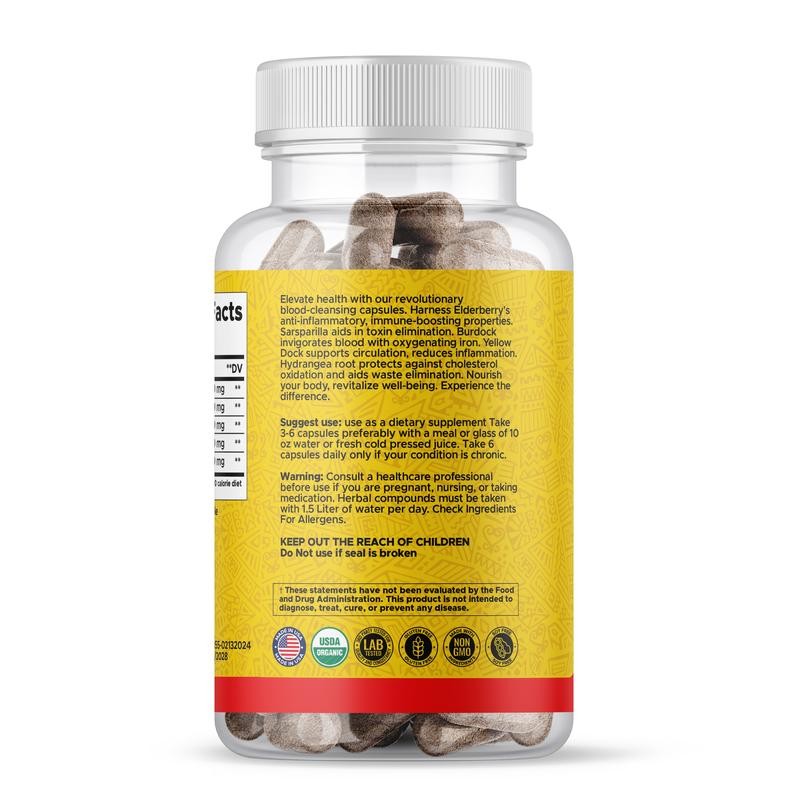 Blood Purifying Capsules Dietary Supplement
