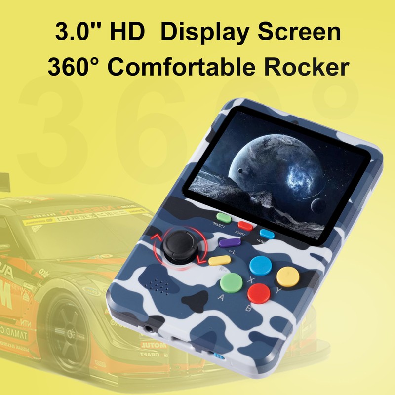 WeLohas Gaming Console,10 Classic Emulator,Electronic 3D Game Consoles,10000+ Video Games