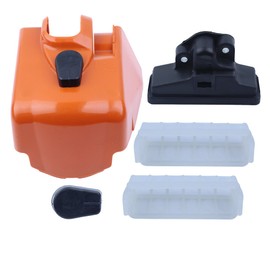 Haishine Air Filter & Cover w/Twist Lock Knob Kit for Stihl MS210 MS230 MS250 023 025 MS 210 230 250 Chainsaw Replacement Parts