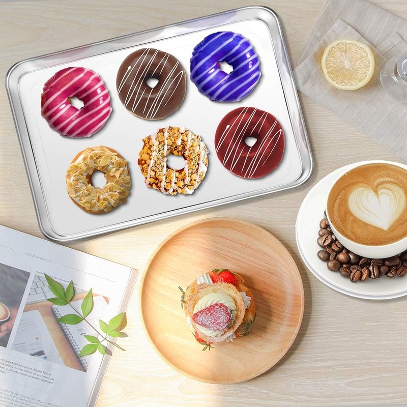 Baking Sheet, Yododo Stainless Steel Baking Pans Tray Cookie Sheet