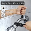 cotaour Angle Stop Wrench Kit, Plumbing Tools, Angle-on Wrench Plumber