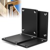 Wuno Shop 2 Pack 8"x8"x6" Post Brackets, Steel I Brackets