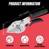Miter Shear & Cutting Tool - 45-135° Adjustable Angle with