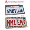 Aootf License Plate Frames Anti Theft- Tamper Proof Carbon Fiber