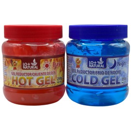 LO+NATURAL Ginge gel (Gel de jengibre) 250g COLD & HOT GEL Day and Night time with cinnamon, seaweed ayuda reducir la Panza.