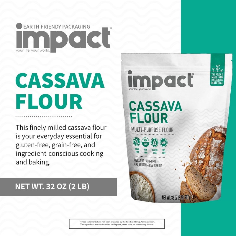 Impact - Conventional Cassava Flour, Gluten, Grain, Dairy, Soy &