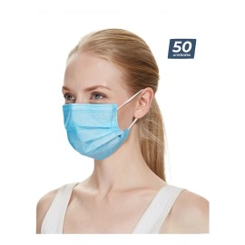 Cubrebocas Tricapa Termosellado 50pz Certificado