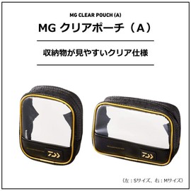 Daiwa MG Clear Pouch (A), S, Black