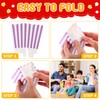 Gueevin 144 Pcs Mini Popcorn Boxes and Clear Treat Bag