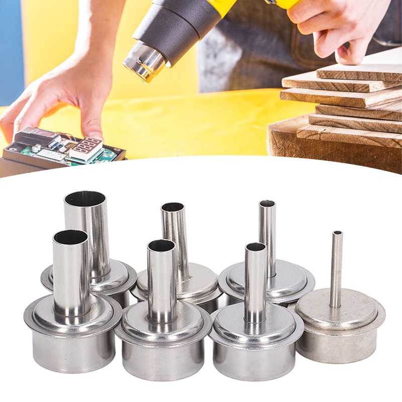 7 Pcs Hot Air Gun Nozzle Straight Heat Gun Tips