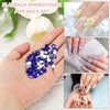 PATIKIL 2880Pcs SS16 Round Flatback Rhinestones, 3.8-4.0mm Flat Back Crystal