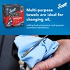 Scott Shop Original Blue Towels (75190), 9"x12" Cloth-like Paper Towel