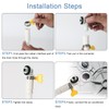 HOXHA 5 Ft Air Conditioner Drain Hose Kit Plastic Tubing