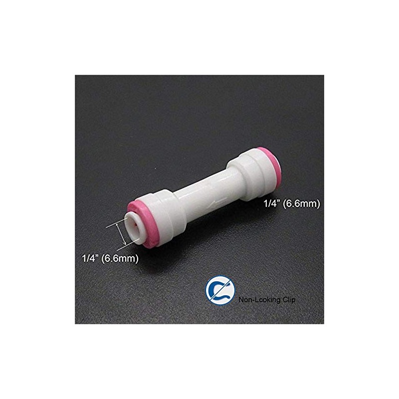 PureSec Water Check Valve 1/4" RO Tubing O.D.Use Push to