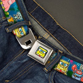 Buckle-Down Seatbelt Belt SpongeBob SquarePants Regular