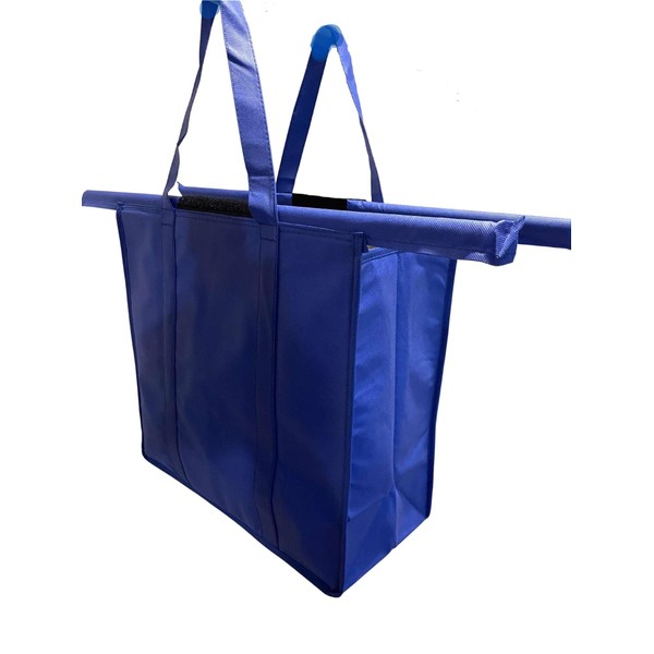 MW Emporium Reusable Grocery Cooler Bag - Insulated, Velcro Closure,