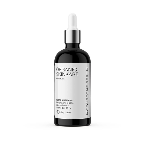 Organic Skinkare | Suero Anti Acne, Seboregulador, Ayuda en el Tratamiento y Prevención de Acné | Suero contra espinillas - 30ml - Facial Moonstone Serum