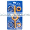 Bestgle 6 Pieces PVC Thread Maker Tool Pipe Threader Plumbing