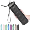 Hyeta 32oz Water Bottles with Straw - Stay Motivated and