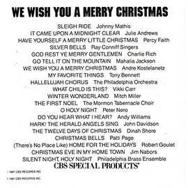 We Wish You a Merry Christmas - CBS Special Products