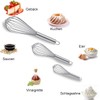 6 Inch Small Whisk Mini Stainless Steel Whisk for Mixing,